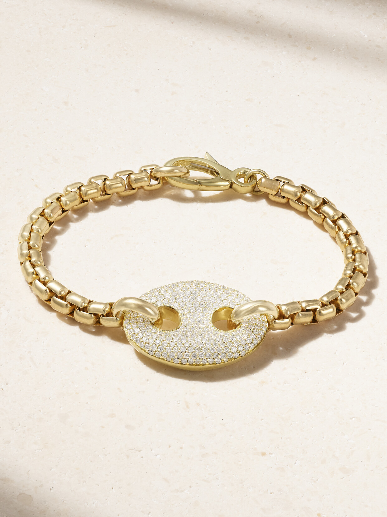 Jenna Blake 18-karat Gold Diamond Bracelet