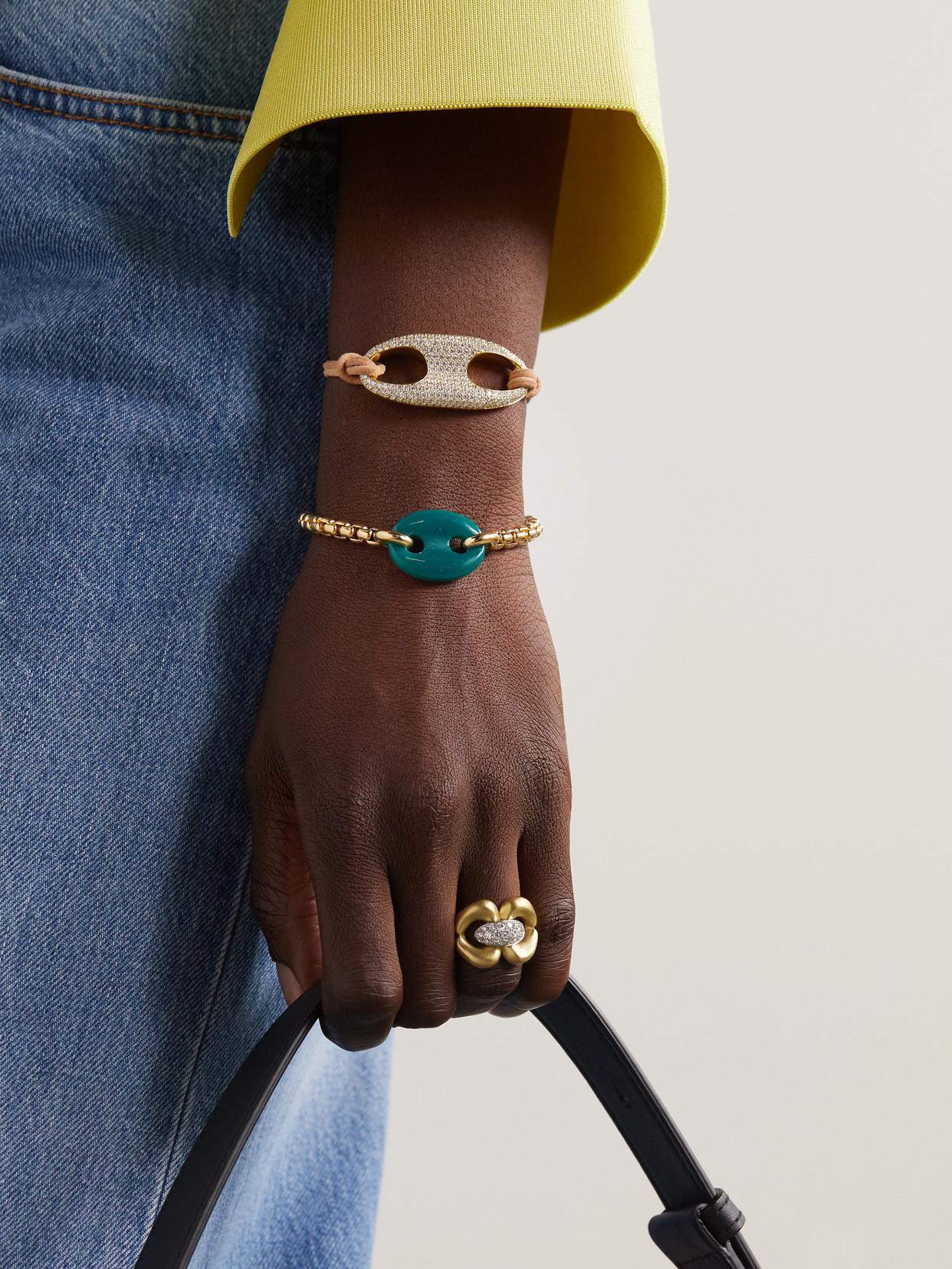 Jenna Blake Nautical 18-karat Gold Diamond Ring In Gold