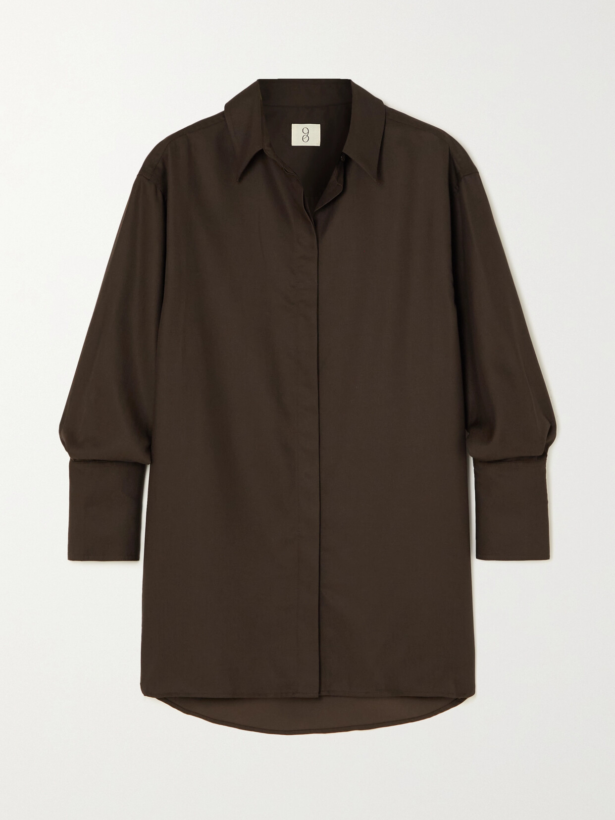 Ninety Percent - Nagar Tencel Lyocell Shirt - Brown