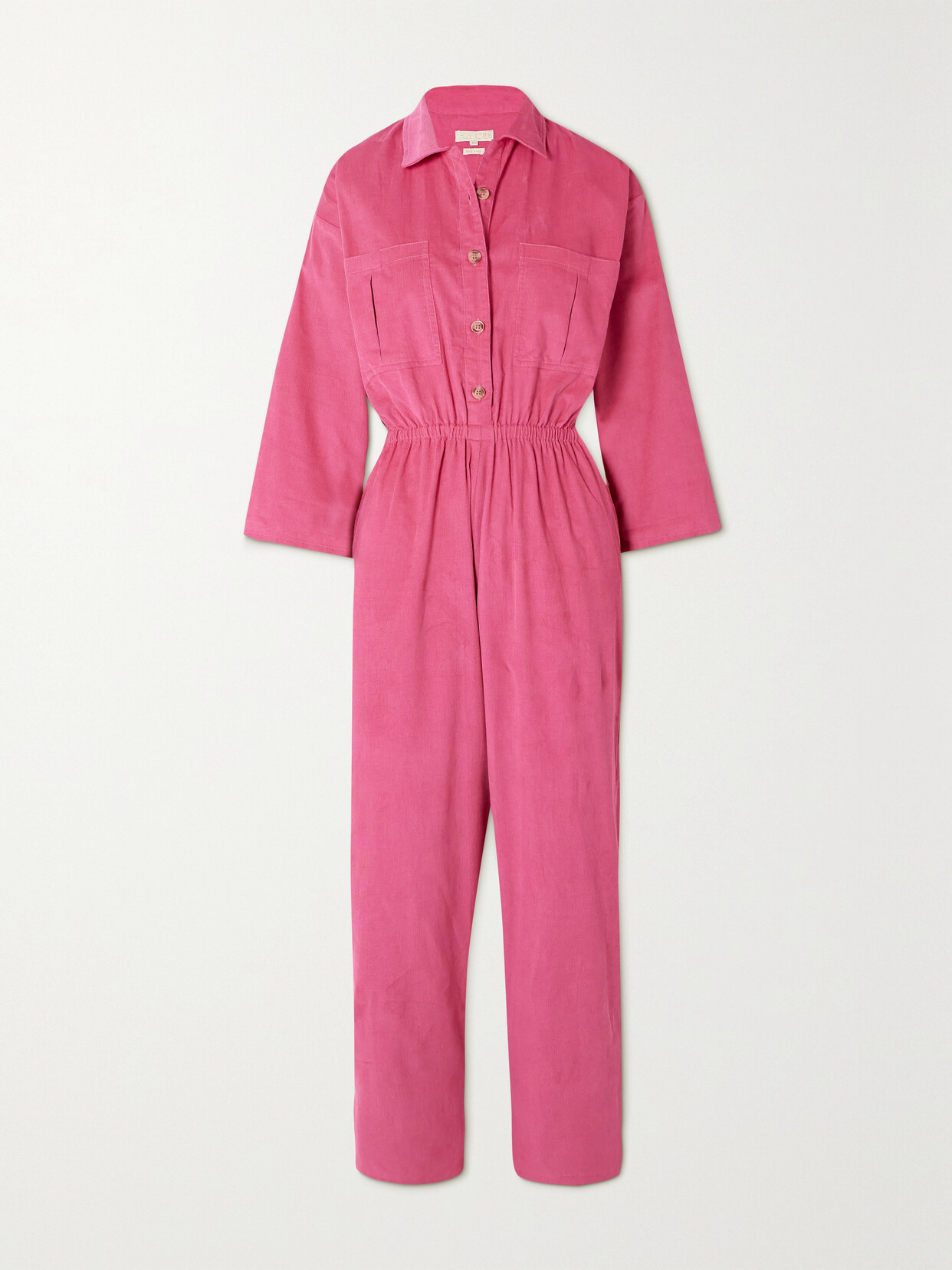 Suzie Kondi - Krisa Cotton-corduroy Jumpsuit - Pink