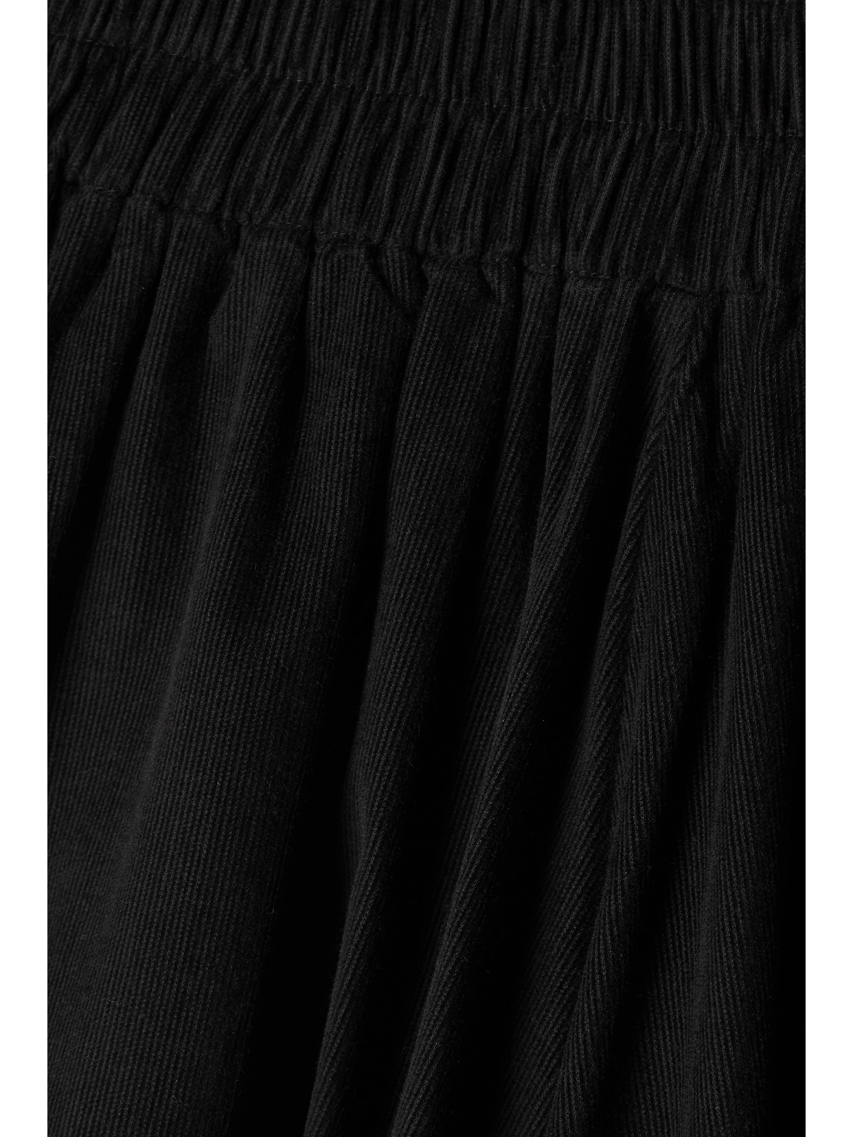 The Kyria Pleated Cotton-Corduroy Midi