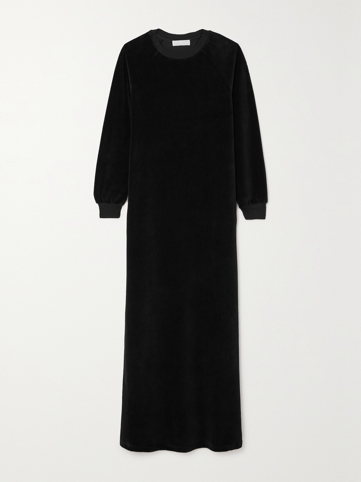 Suzie Kondi - Didion Cotton-blend Velour Midi Dress - Black