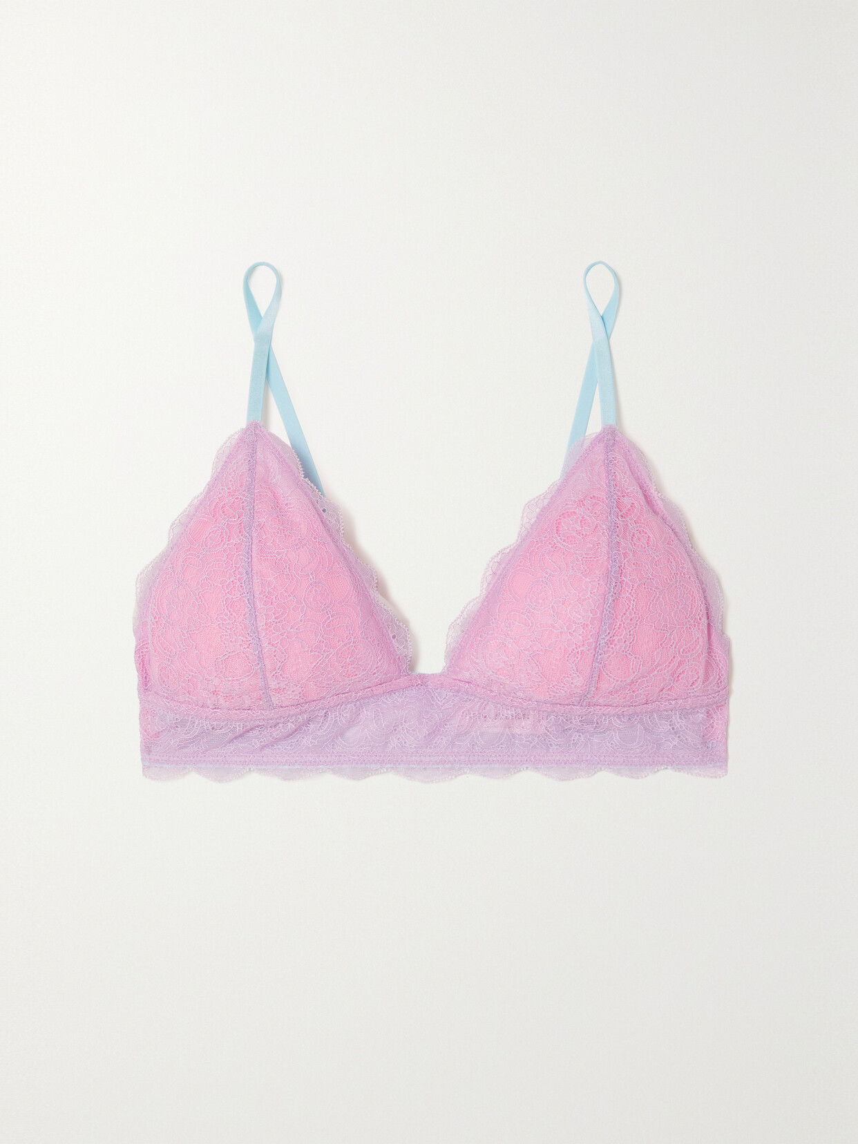 Dora Larsen - Alice Recycled-lace Soft Cup Bra - Pink