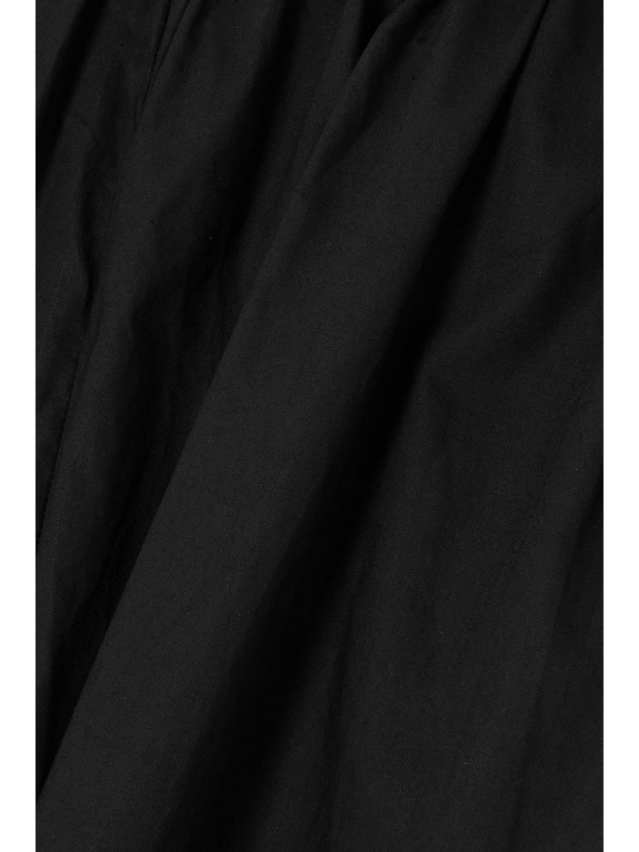 Deiji Studios Ease Organic Cotton-poplin Pants In Black