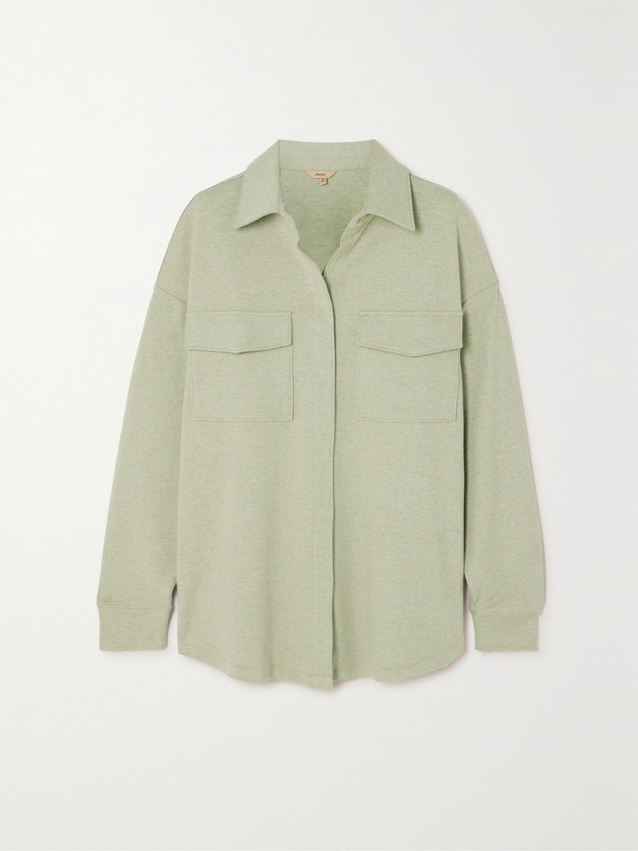 Eberjey - + Net Sustain Stretch Cotton-jersey Shirt - Green