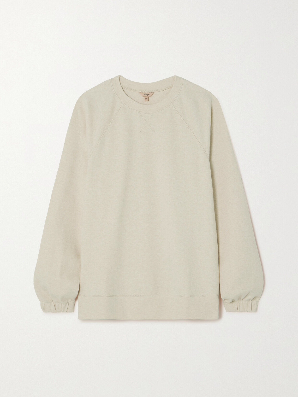 Eberjey - + Net Sustain Cotton-blend Jersey Sweatshirt - Cream