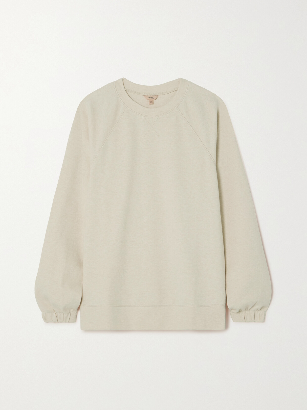 Eberjey - + Net Sustain Cotton-blend Jersey Sweatshirt - Cream