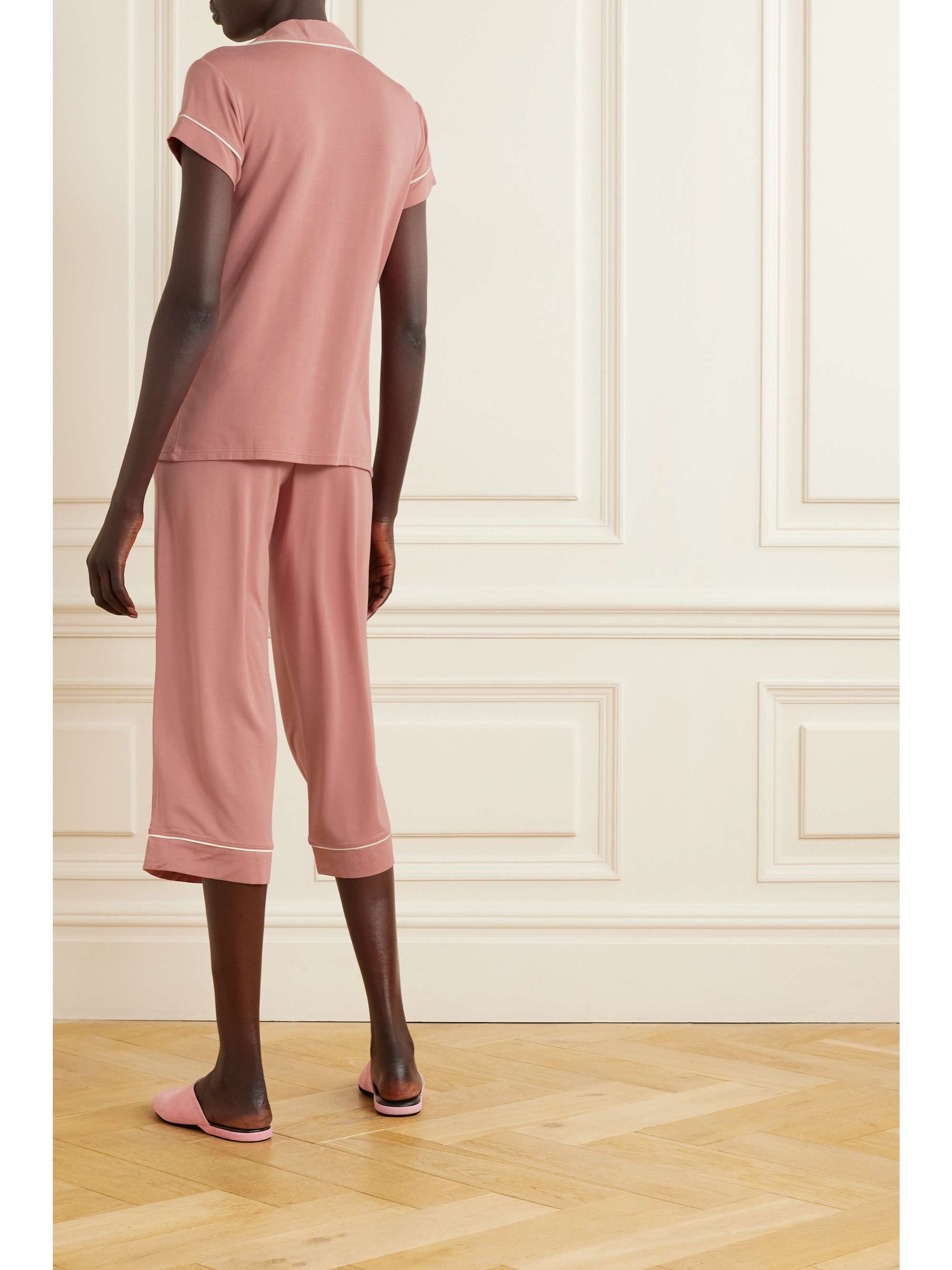 EBERJEY + NET SUSTAIN Gisele stretchTENCEL modal jersey pajama set