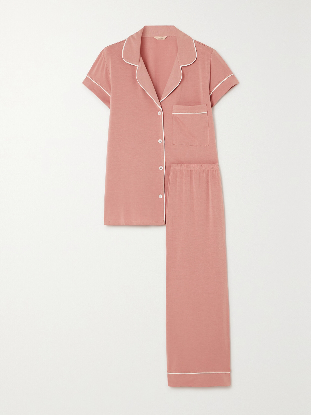 Eberjey - + Net Sustain Gisele Stretch-tencel Modal Jersey Pajama Set - Pink