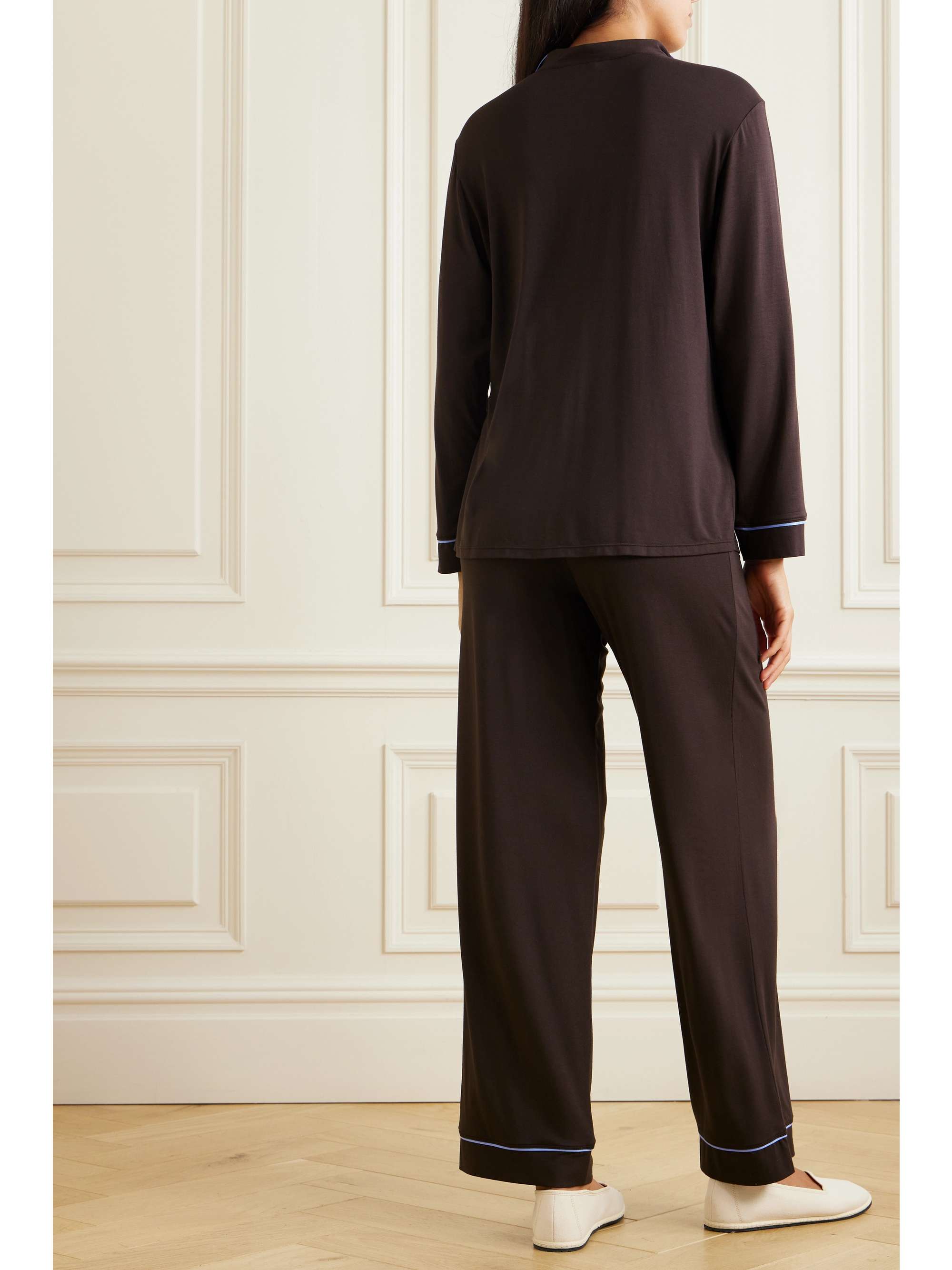 EBERJEY Gisele stretch-TENCEL modal pajama set