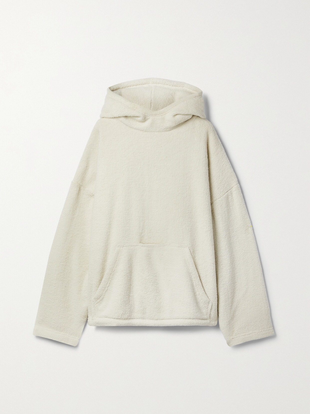 Skin - Valen Oversized Recycled-fleece Hoodie - Cream