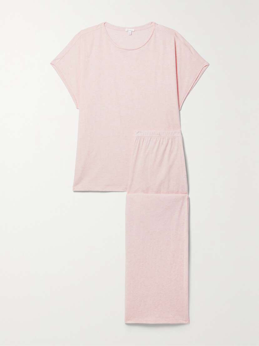 Skin Cheyenne And Christine Organic Cotton-jersey Pajama Set