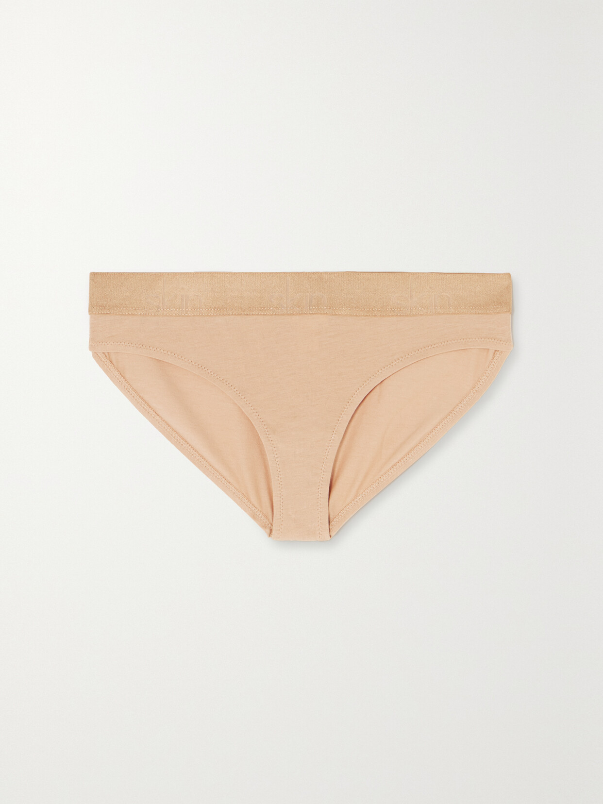 Skin + Net Sustain Hadlee Stretch Organic Pima Cotton Briefs - Neutrals