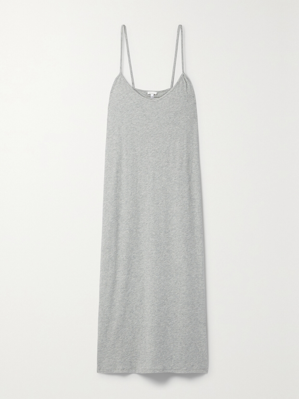 Skin Organic Pima Cotton-jersey Nightdress In Gray