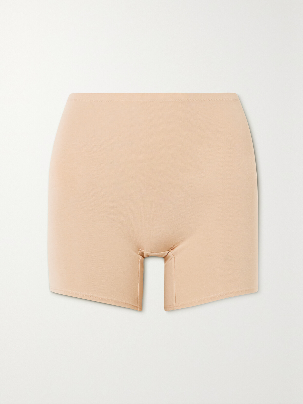 Skin - + Net Sustain Gina Stretch Organic Cotton-jersey Briefs - Neutrals