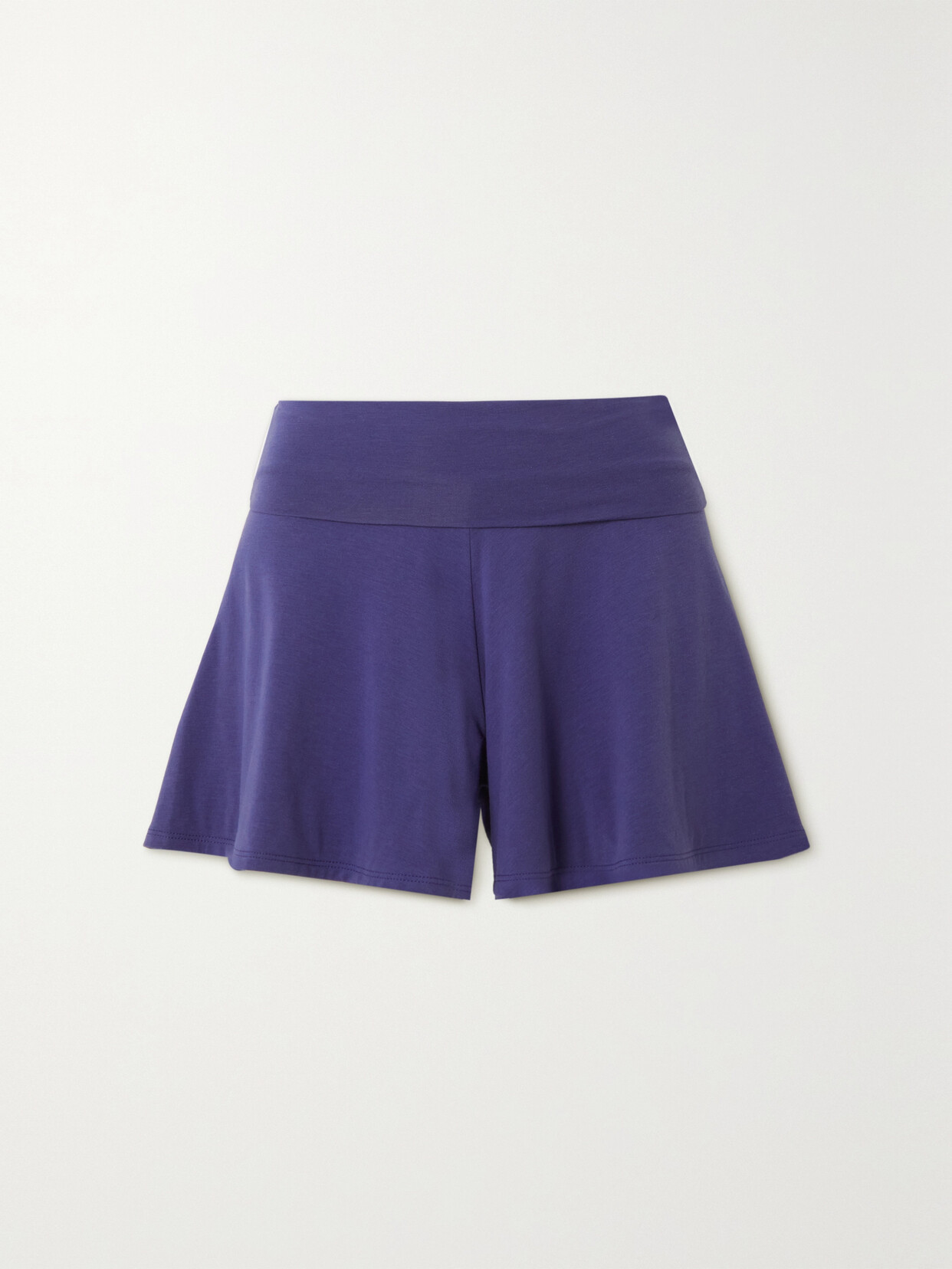 Skin - Hemera Stretch Organic Pima Cotton Shorts - Blue