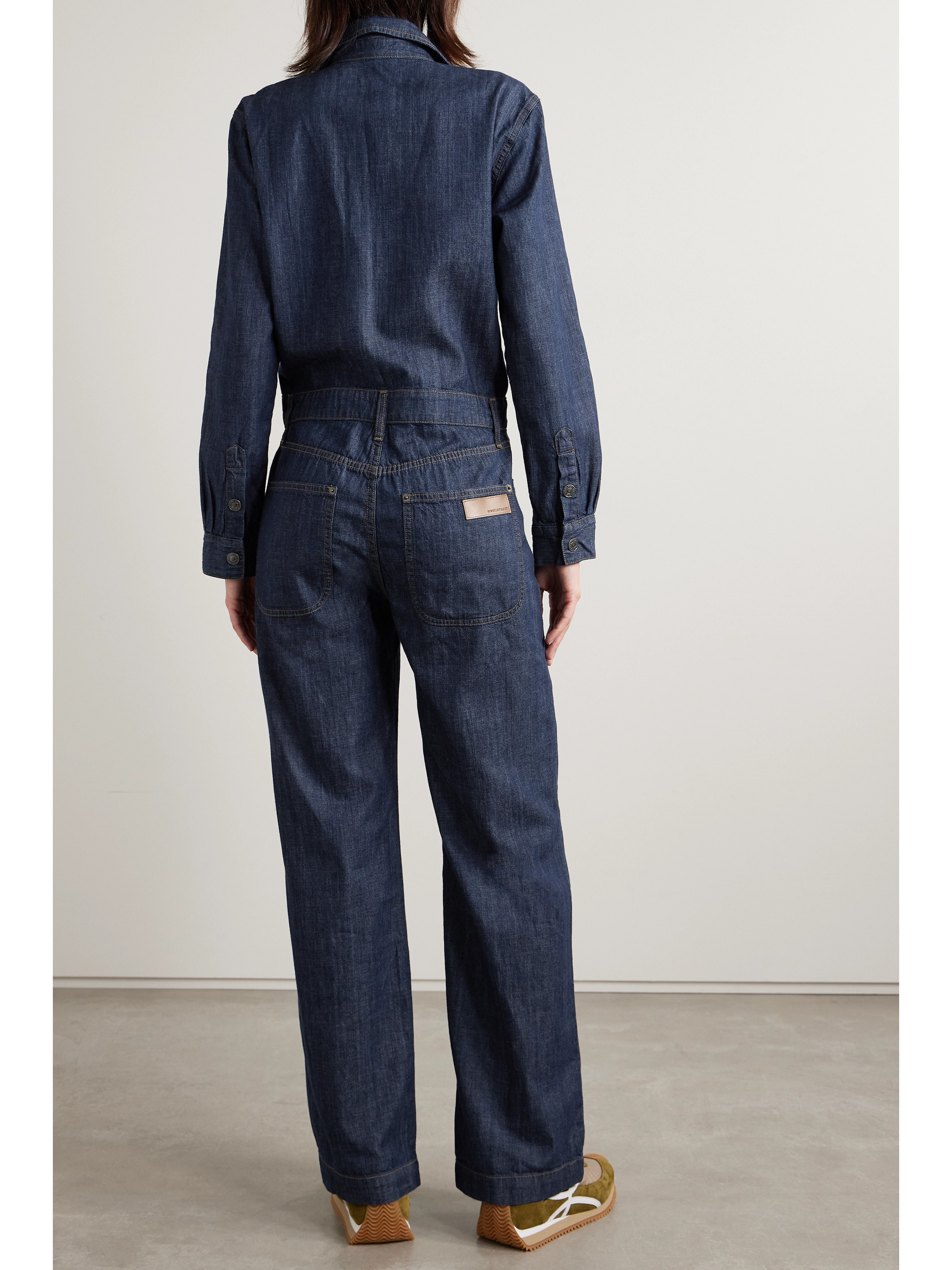 RIVET UTILITY Boyfriend denim jumpsuit thumbnail