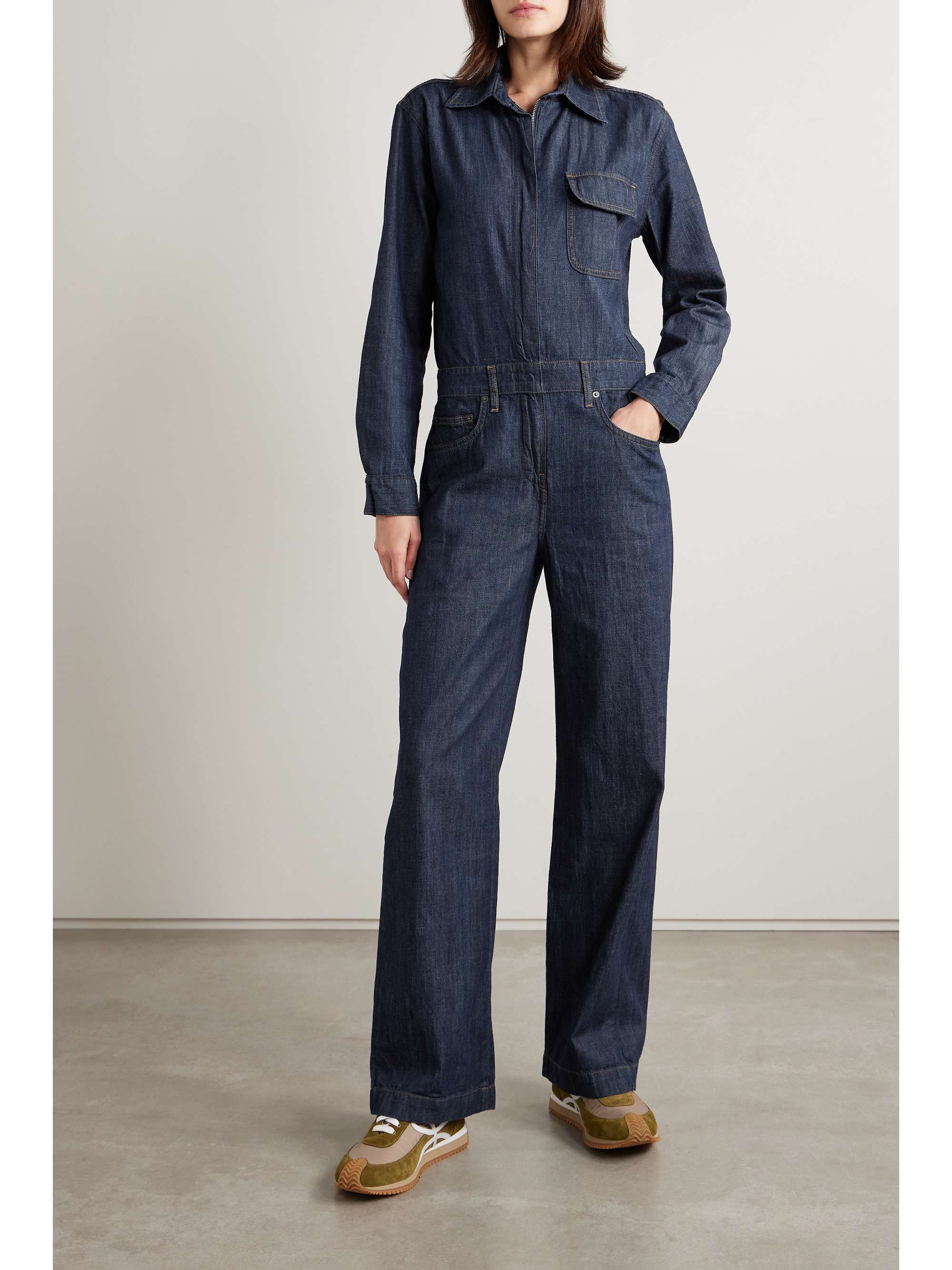 RIVET UTILITY Denim jumpsuit