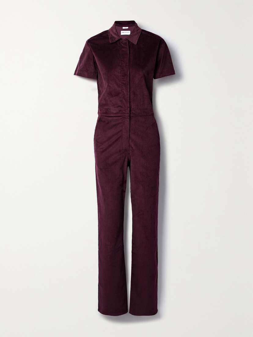 Rivet Utility + Net Sustain Icon Cotton-blend Corduroy Jumpsuit