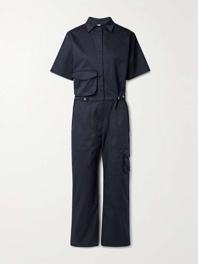 Rivet Utility + Net Sustain Jetsetter Twill Jumpsuit - x large