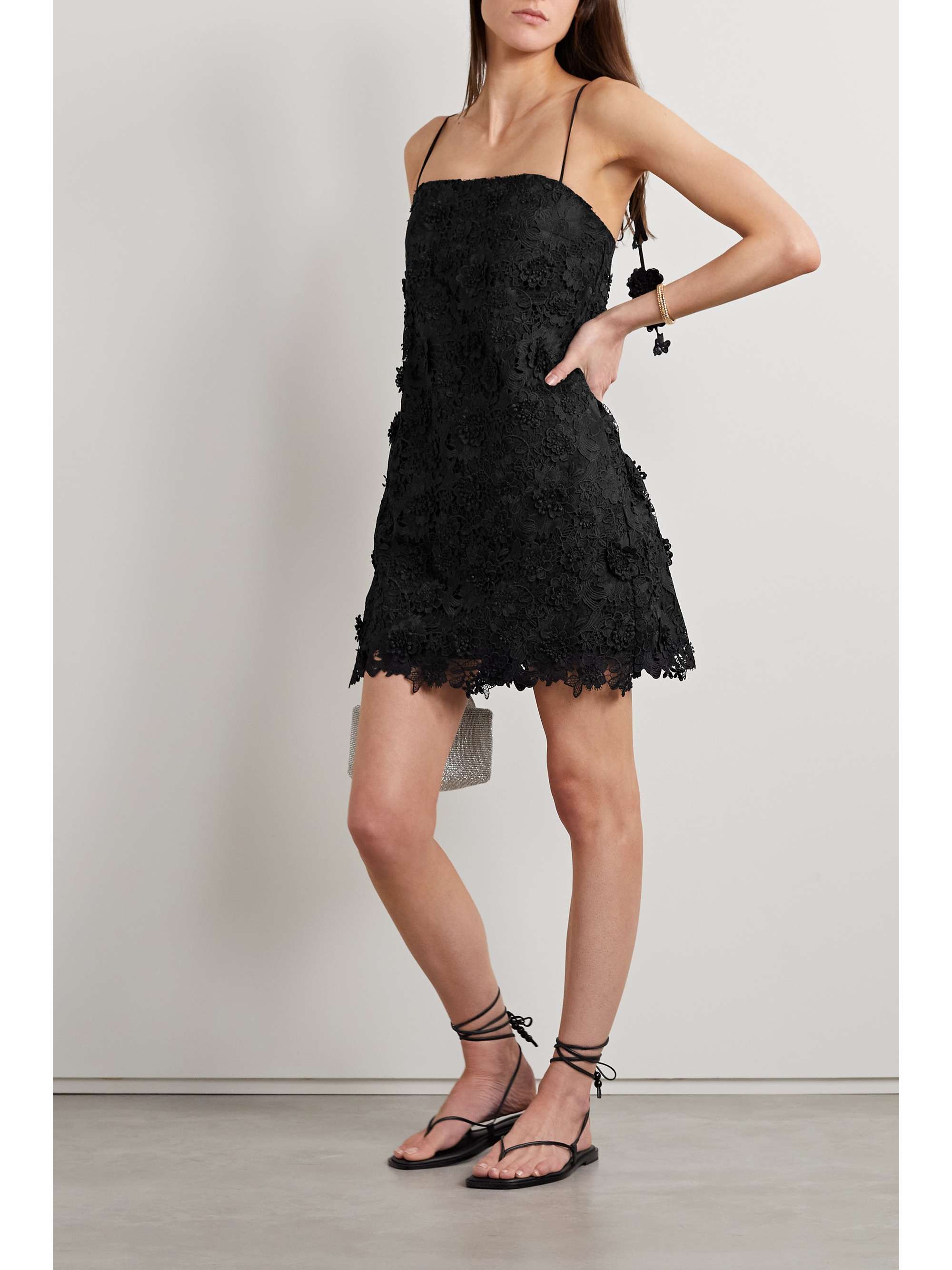 ZIMMERMANN Raie guipure lace mini dress