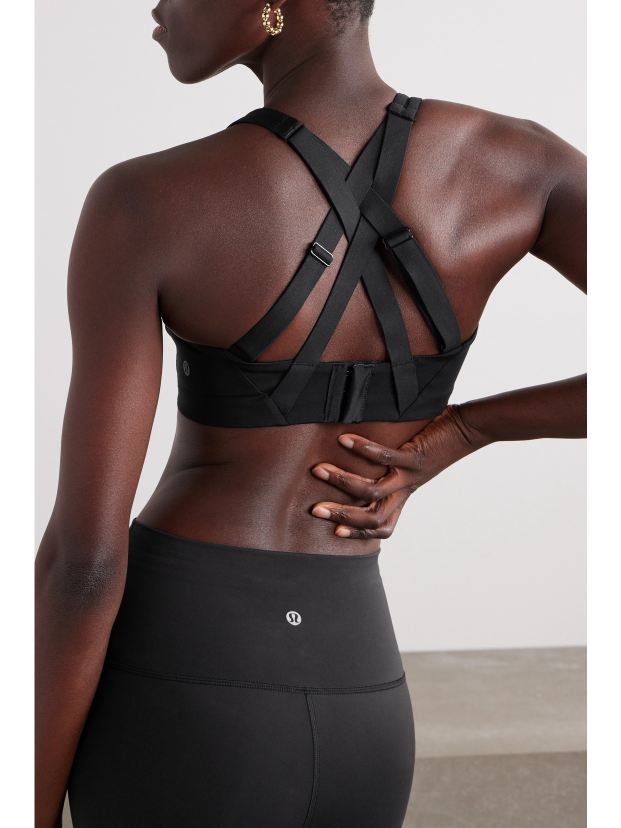 Lululemon Train Stretch Sports Bra In Black