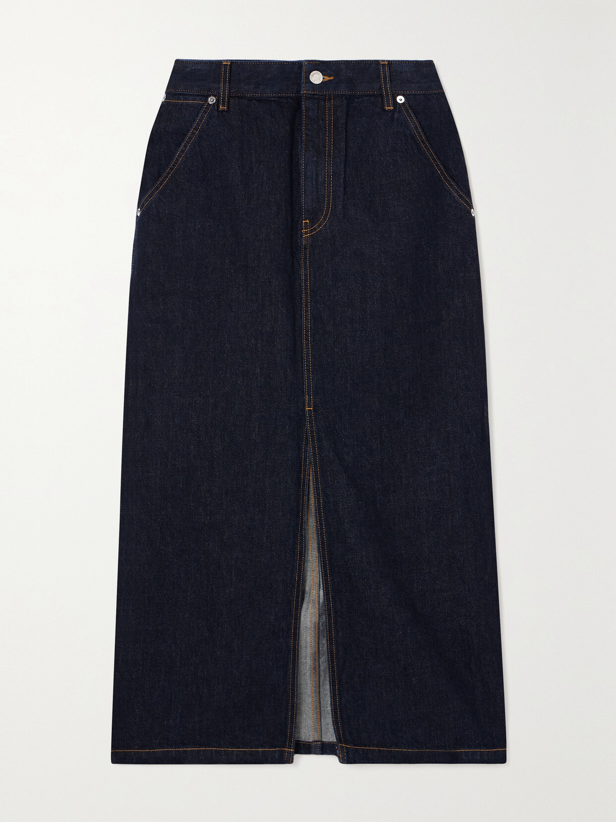 Helmut Lang - Denim Midi Skirt - Blue