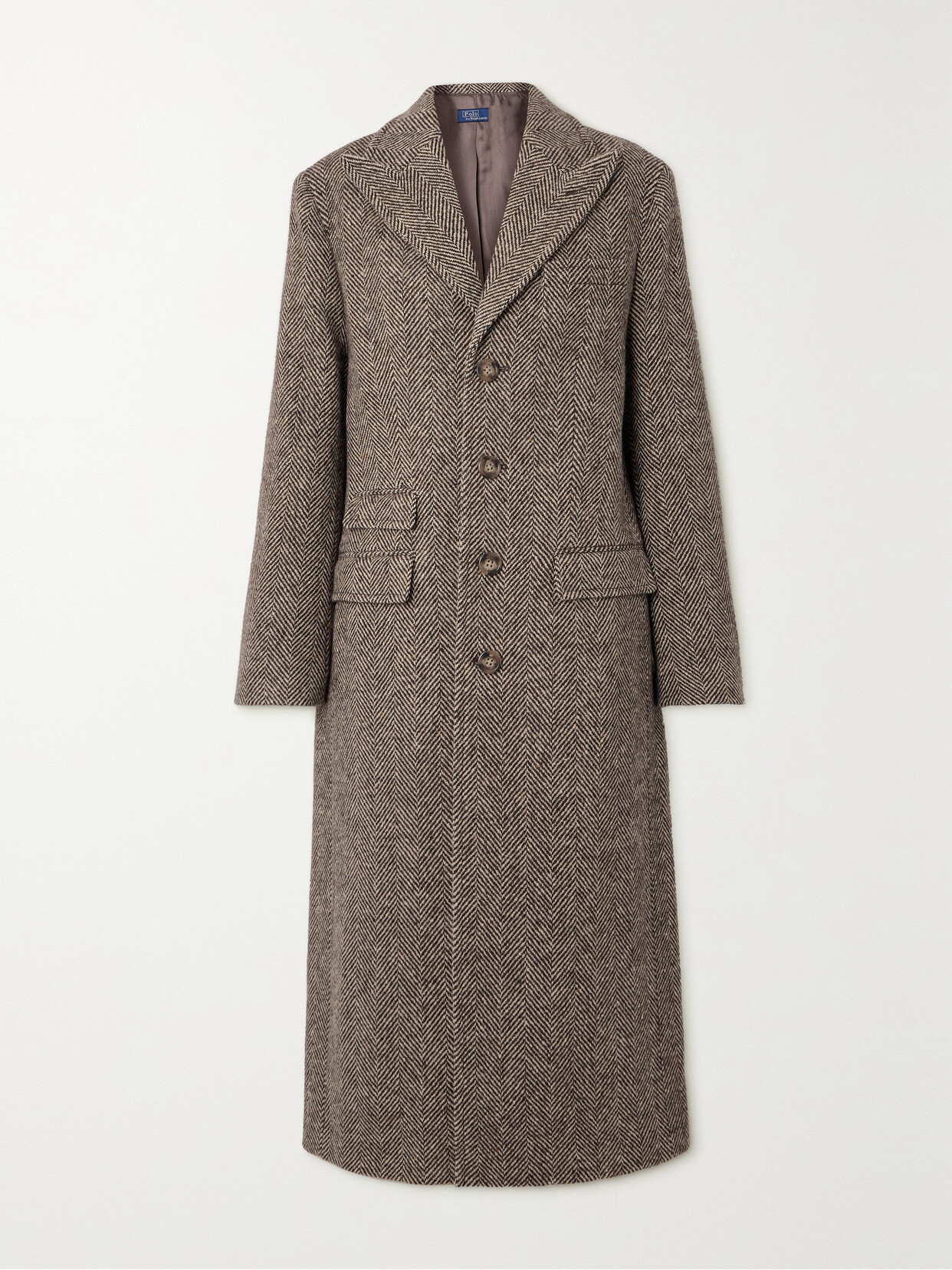 Polo Ralph Lauren - Herringbone Wool Coat - Brown