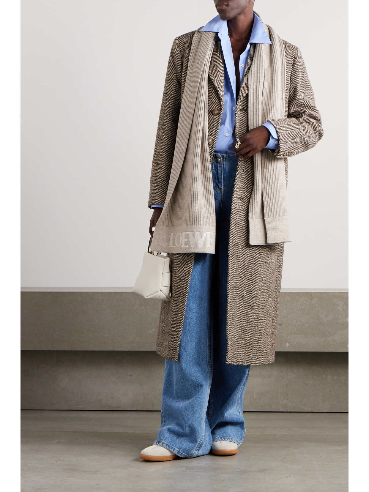 Polo Ralph Lauren | 81A81G9669I | Brown | Herringbone Wool Coat_