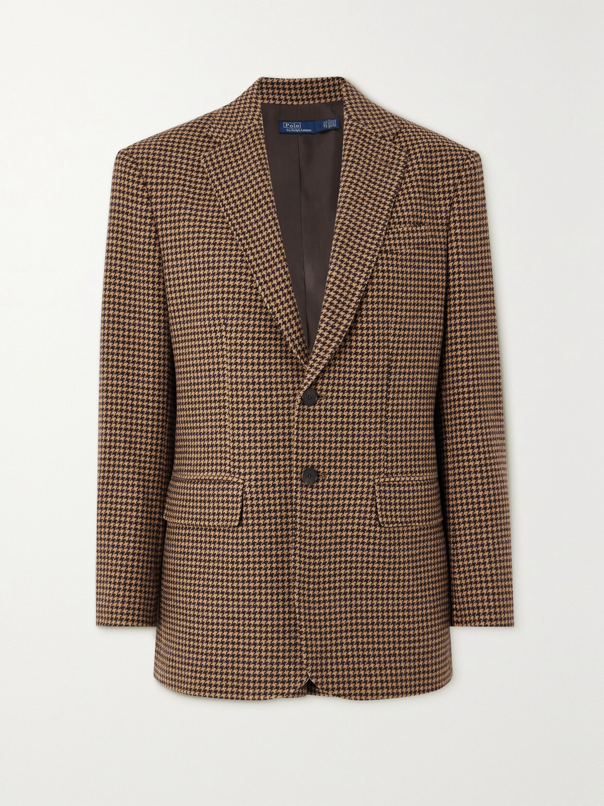 Polo Ralph Lauren - Houndstooth Tweed Blazer - Brown