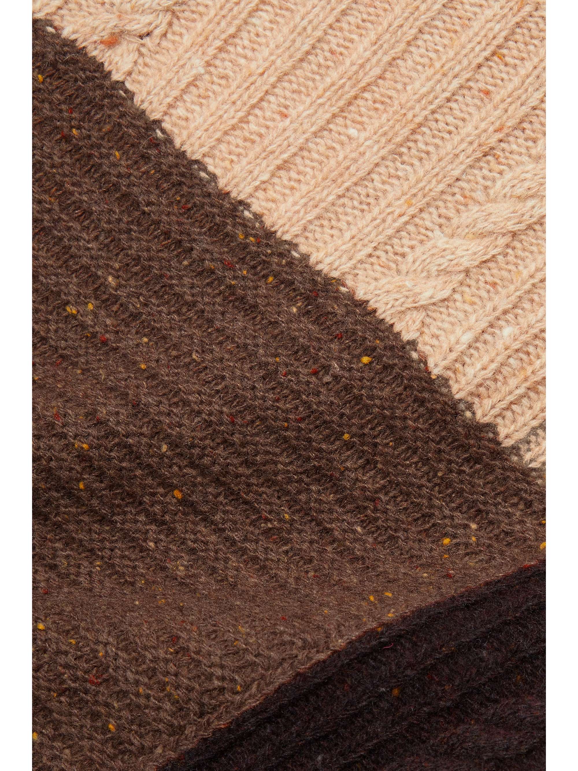 A.L.C. Wyatt color-block ribbed wool-blend turtleneck sweater
