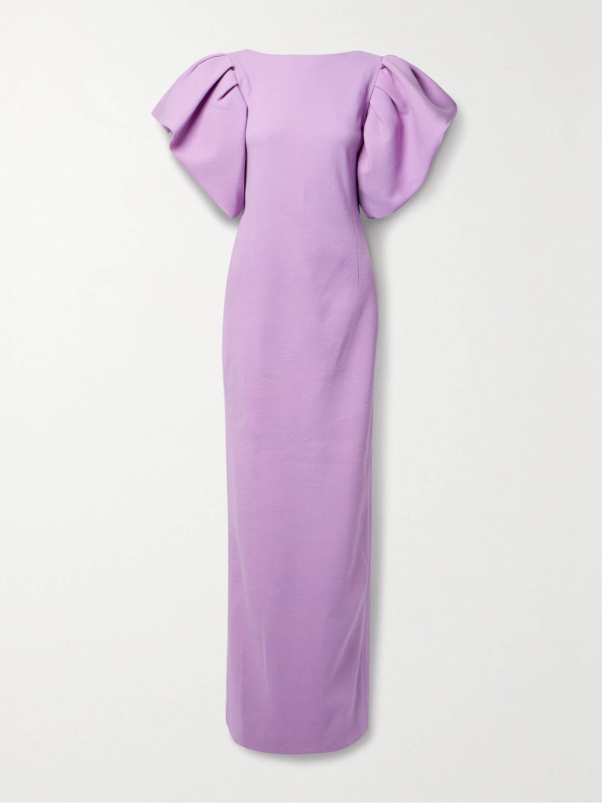 Oscar de la Renta - Wool-blend Gown - Purple