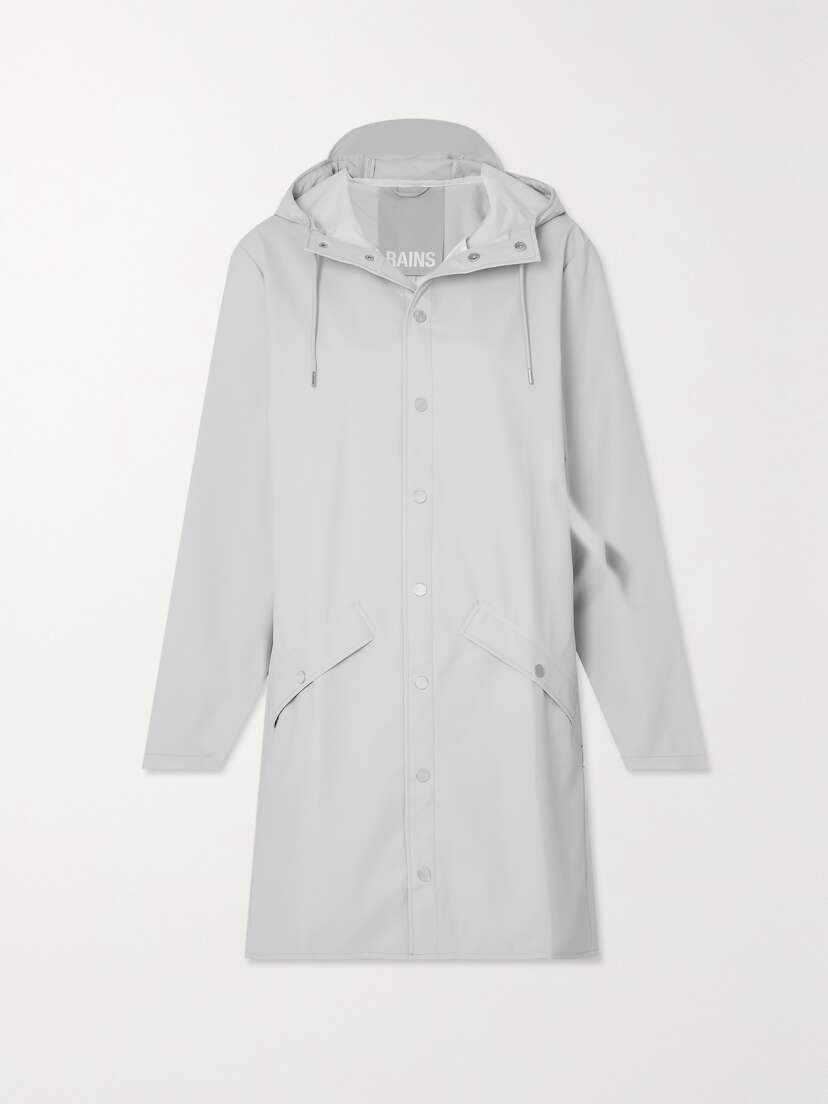 Rains Hooded Coated-shell Jacket