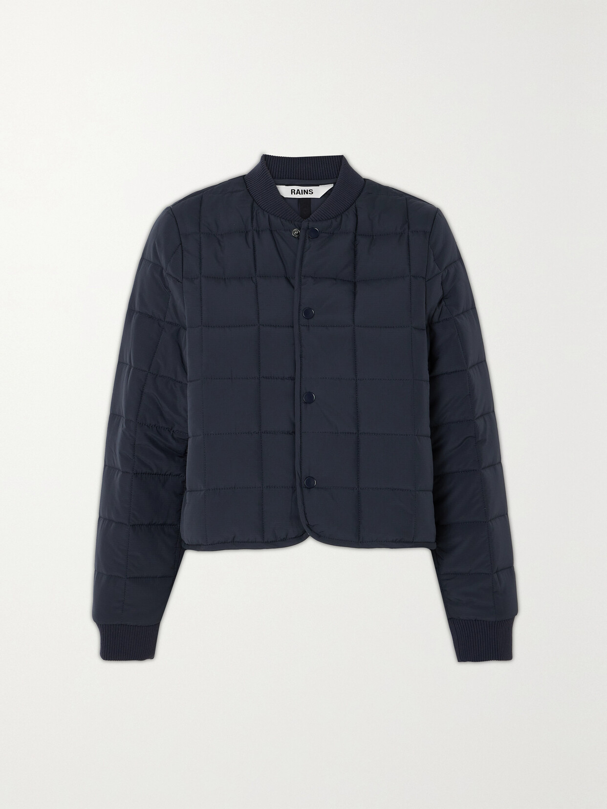 Rains - Liner W Quilted Shell Bomber Jacket - Blue