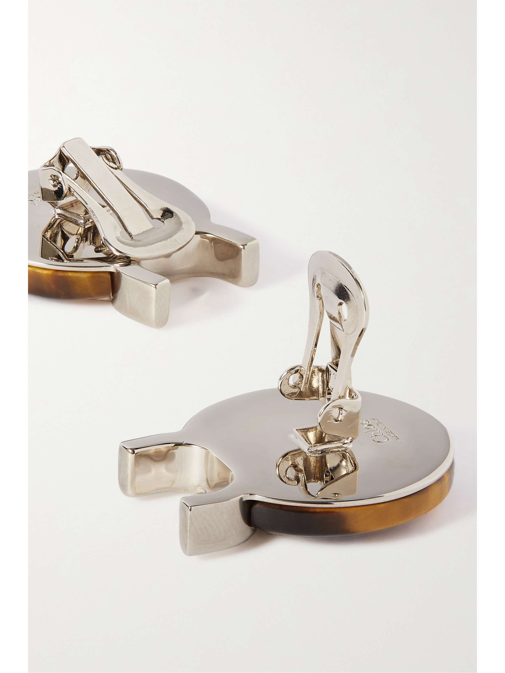 CHLOÉ Marcie silver-tone earrings