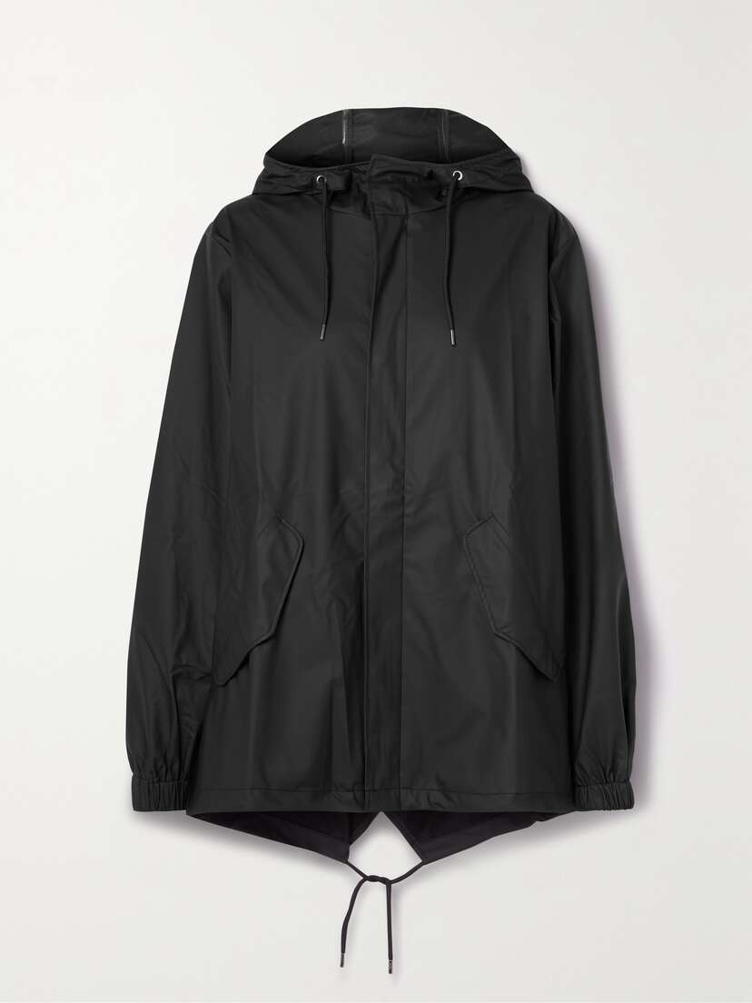 Rains Hooded Coated-shell Jacket - x large