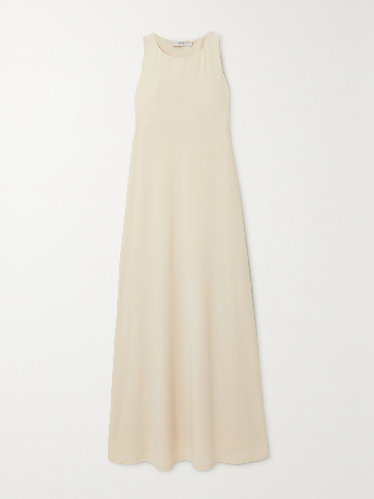 Max Mara Lana Stretch-jersey Maxi Dress In Ivory