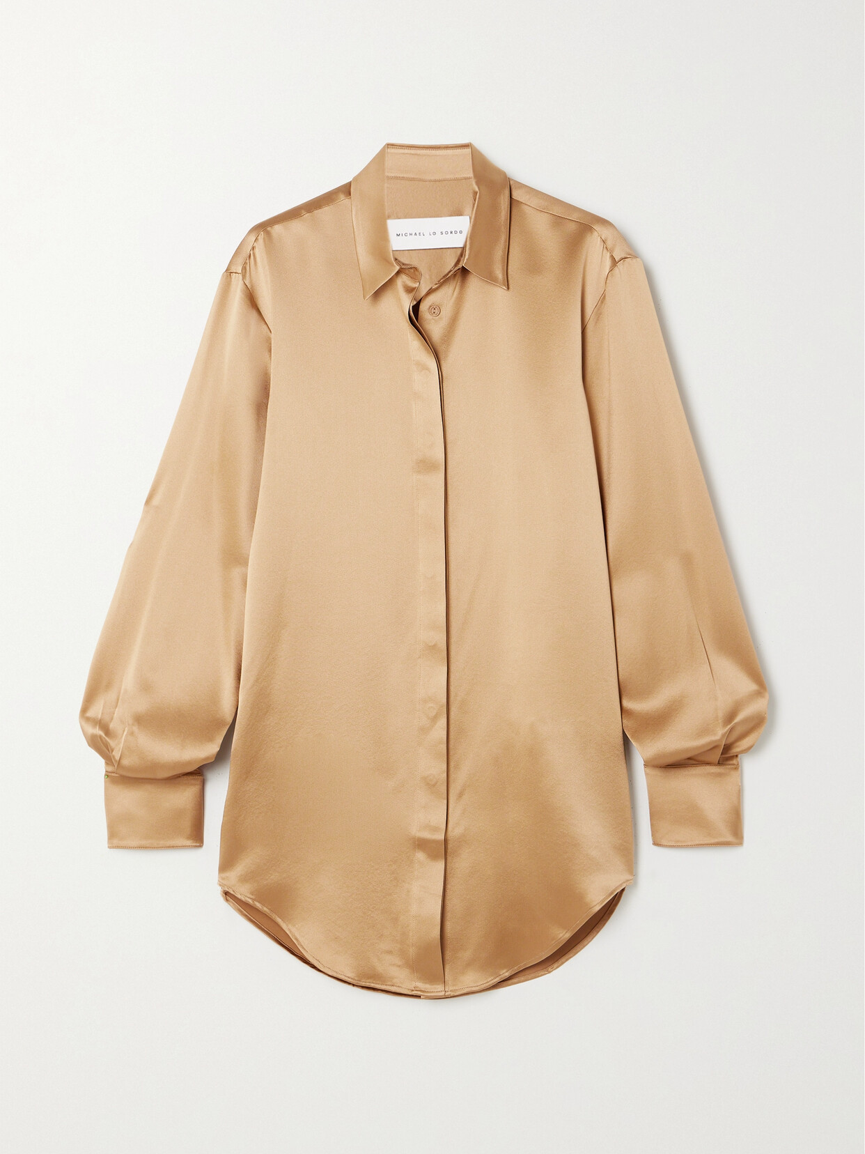 Michael Lo Sordo - Silk-satin Shirt - Gold