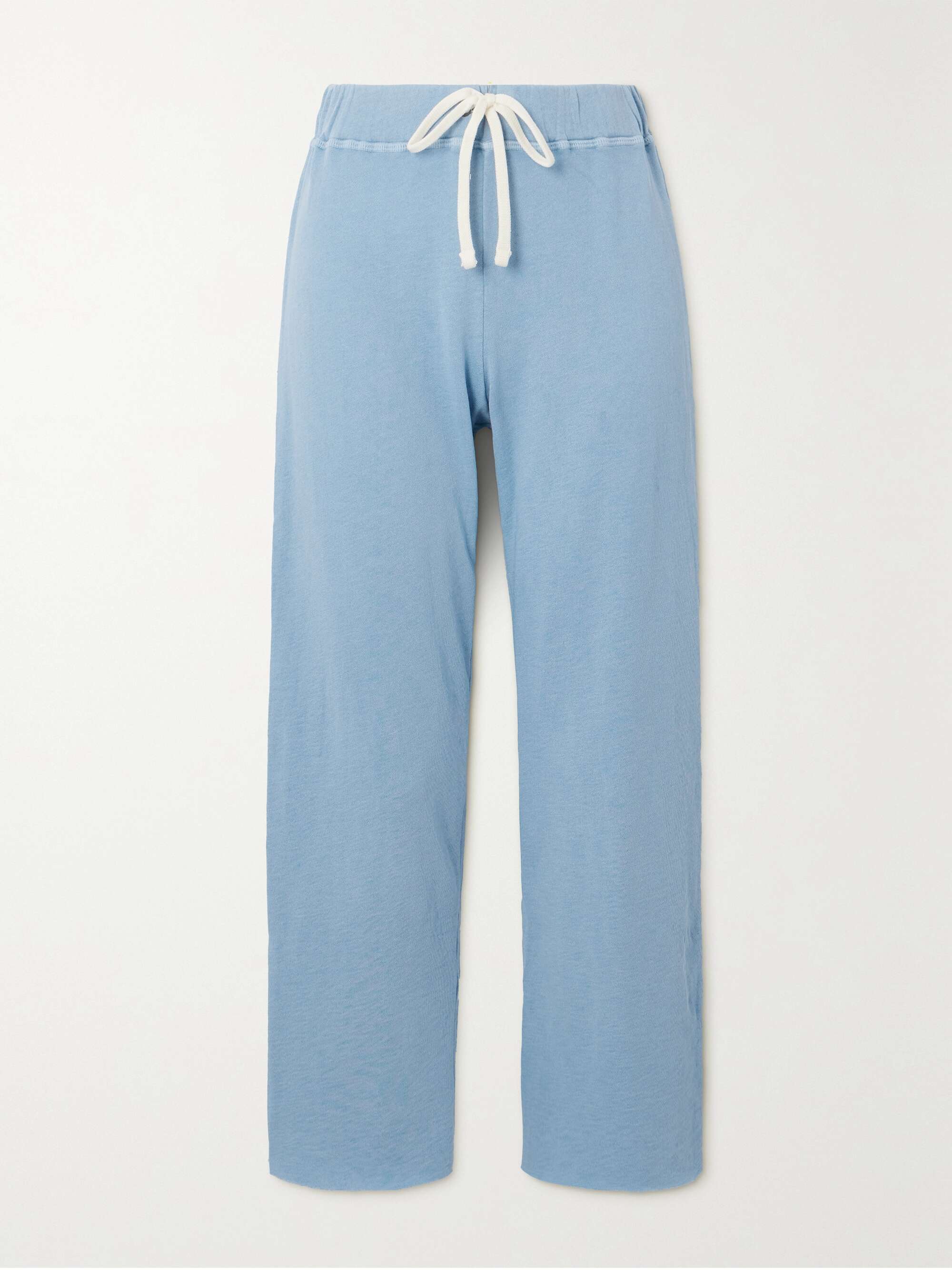 JAMES PERSE French cotton-terry sweatpants