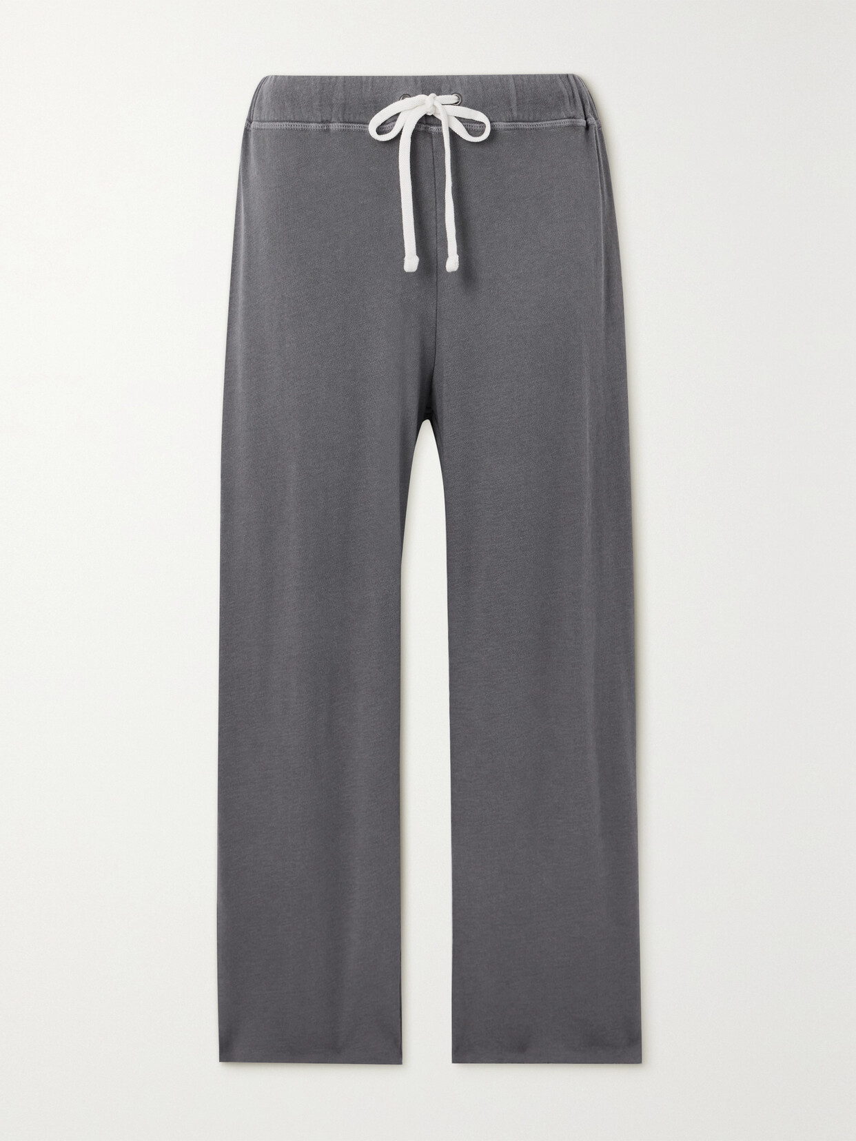 James Perse - Cropped Cotton-jersey Sweatpants - Gray