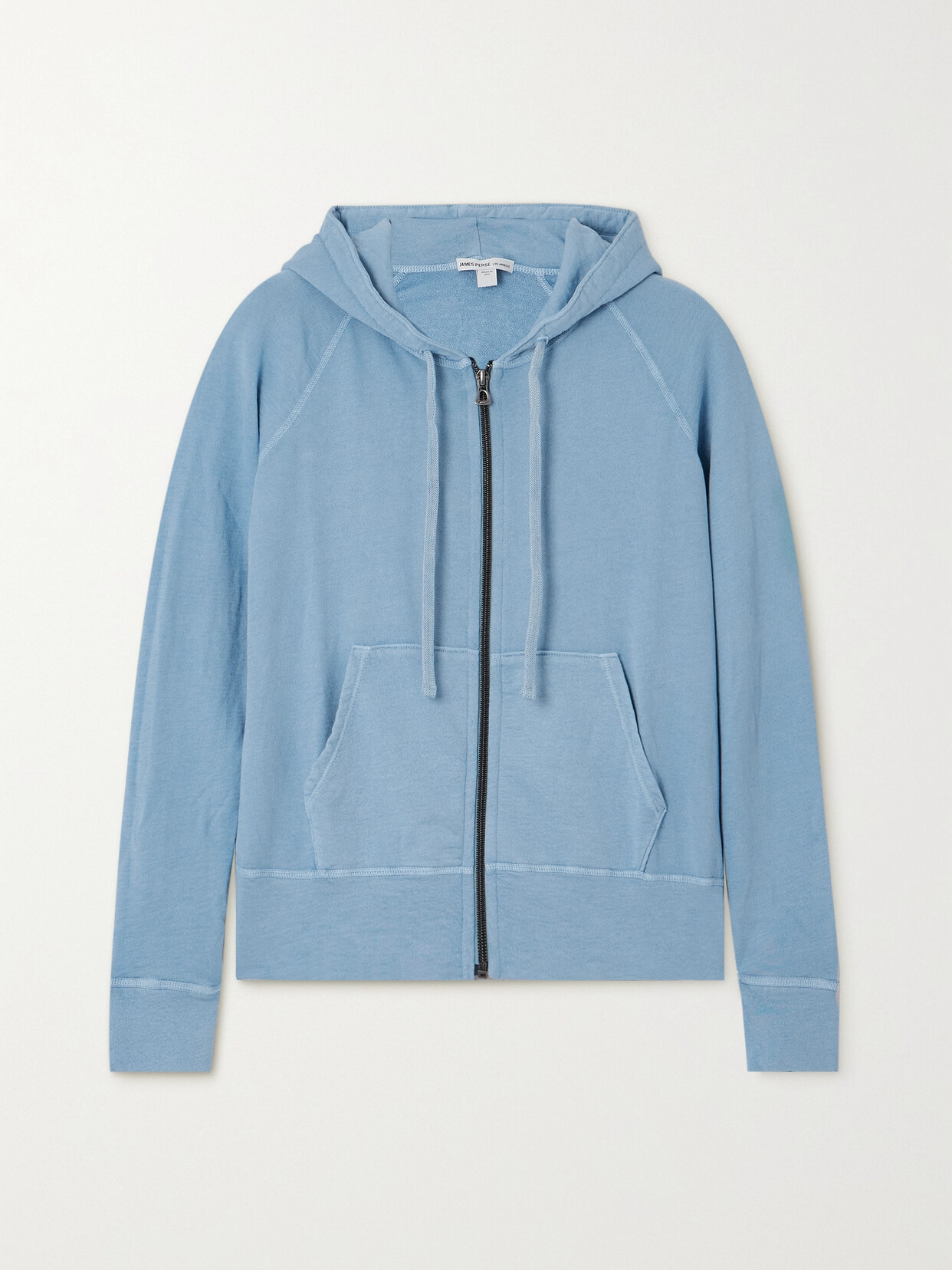 James Perse - Cotton-terry Hoodie - Blue