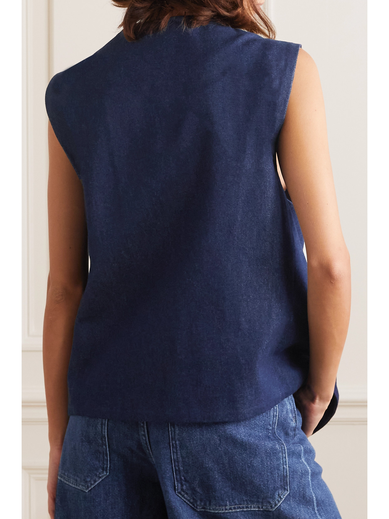 Goldsign The Wheatley Vest In Blue