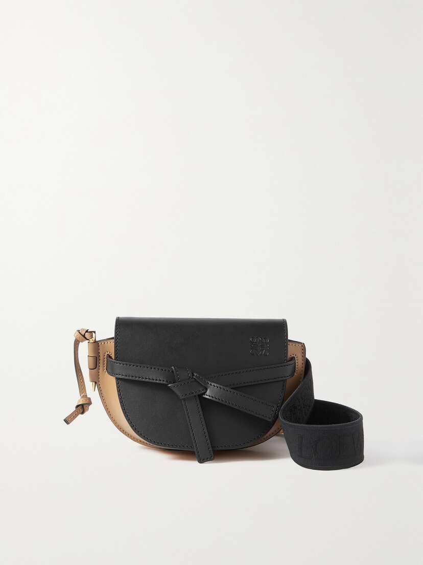 Loewe Gate Dual Mini Two-tone Leather Shoulder Bag