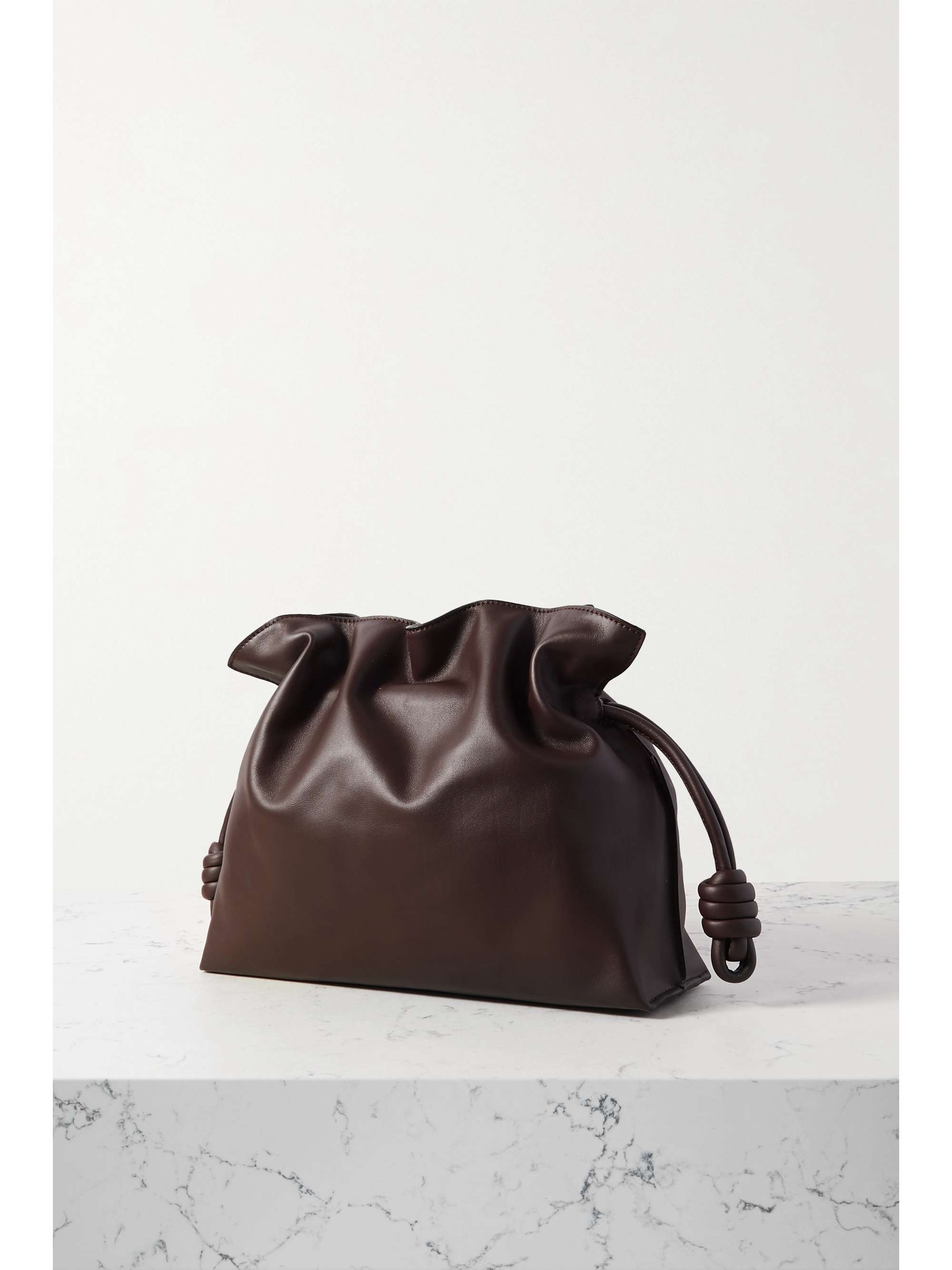 LOEWE Flamenco medium leather clutch