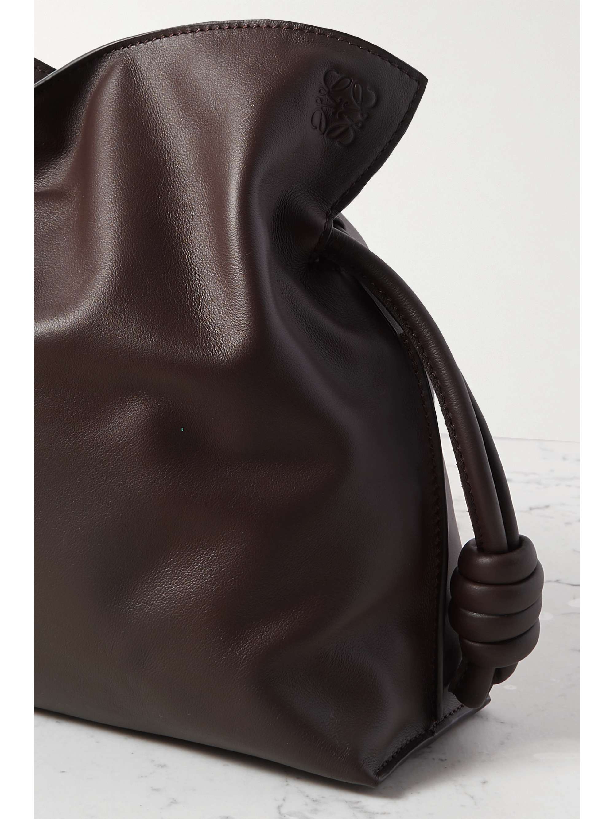 LOEWE Flamenco medium leather clutch
