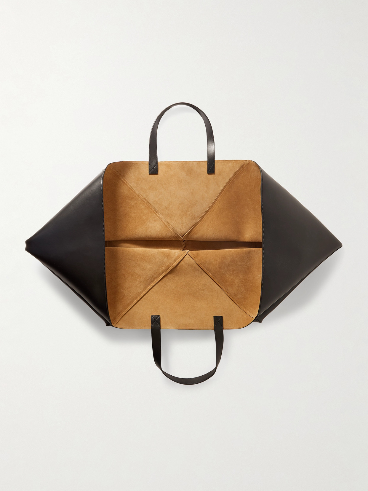 Puzzle Fold XL Convertible Leather Tote