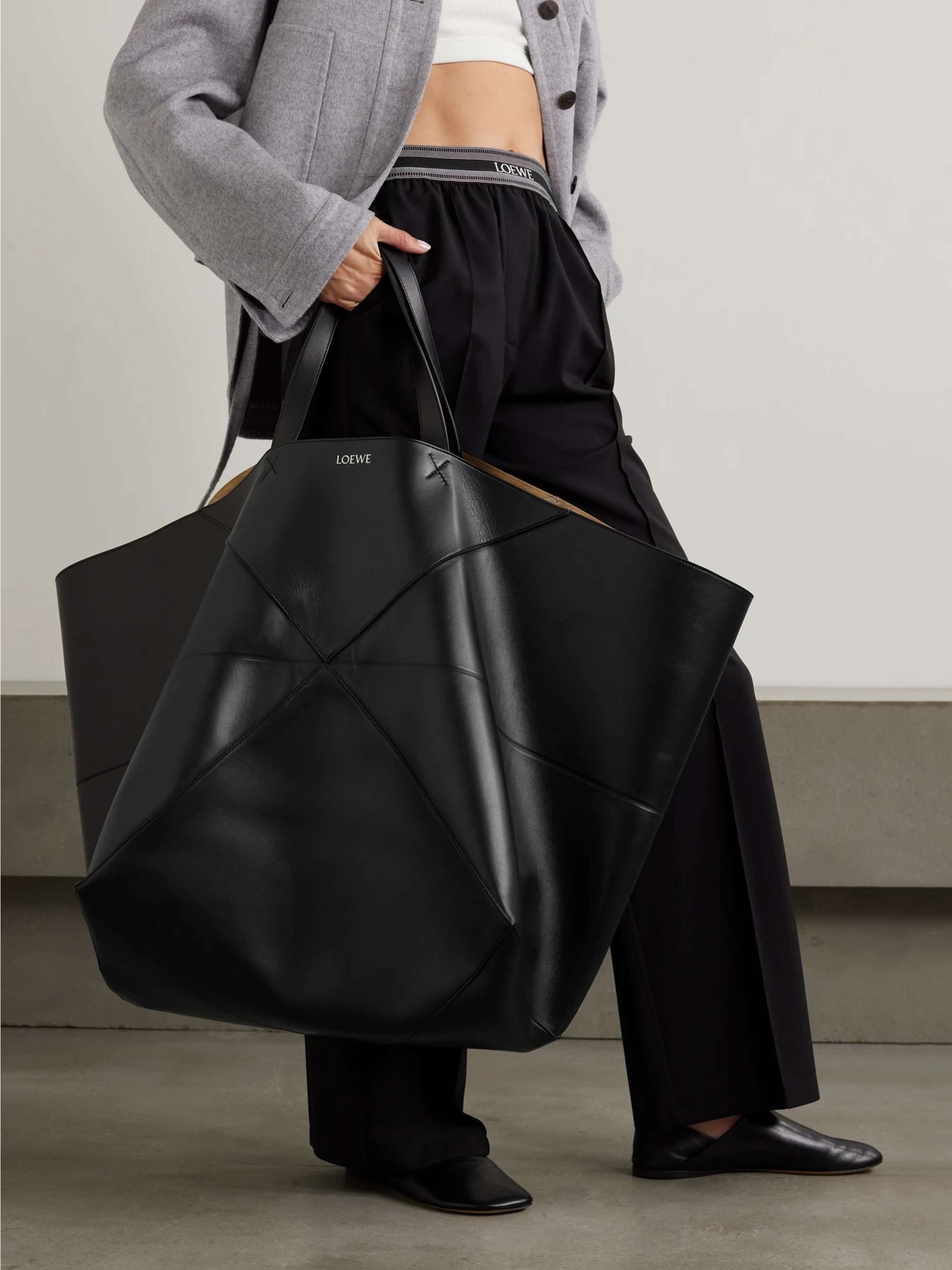 LOEWE Puzzle Fold XL convertible leather tote | NET-A-PORTER