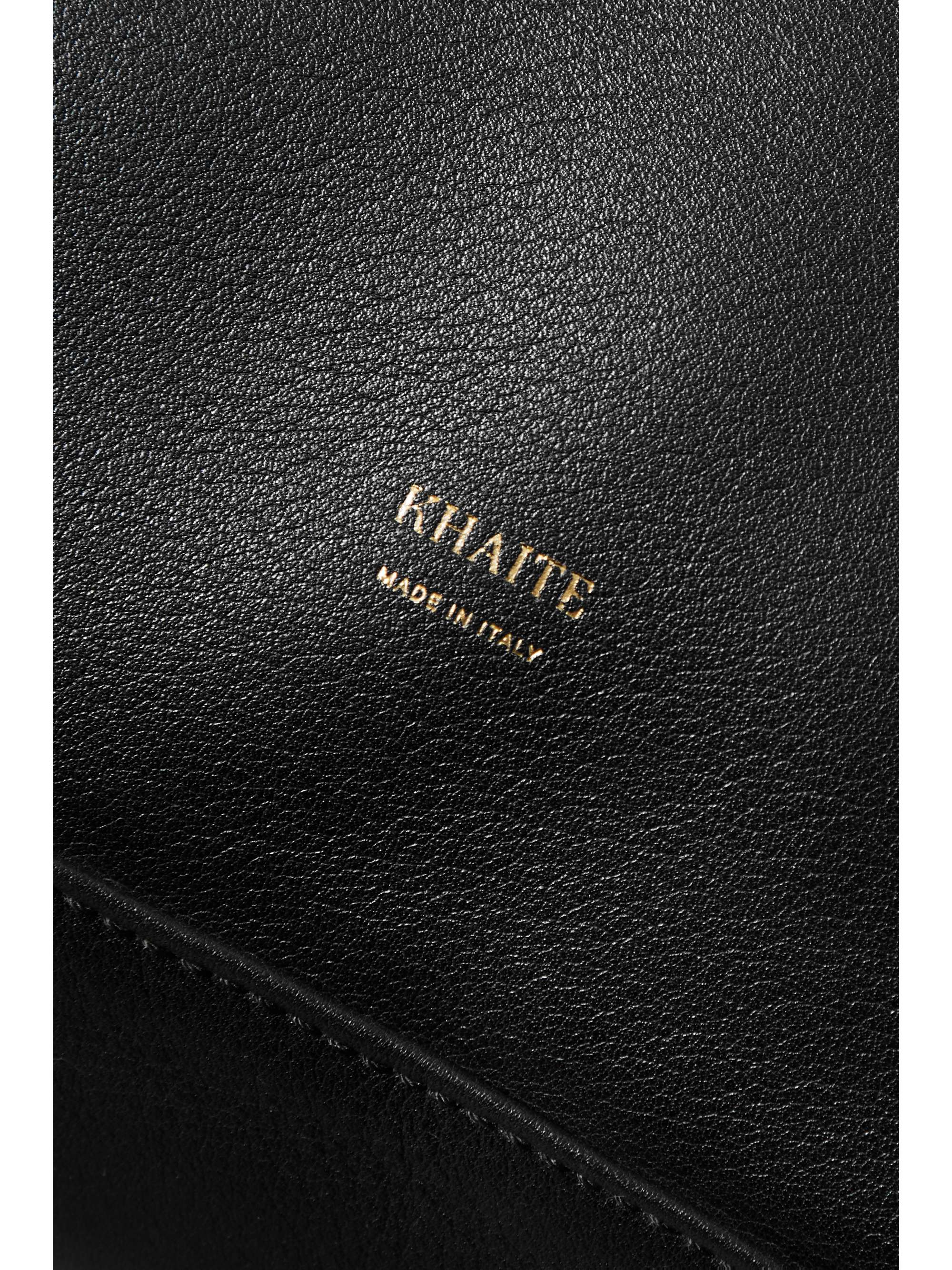 KHAITE Elena leather shoulder bag NETAPORTER