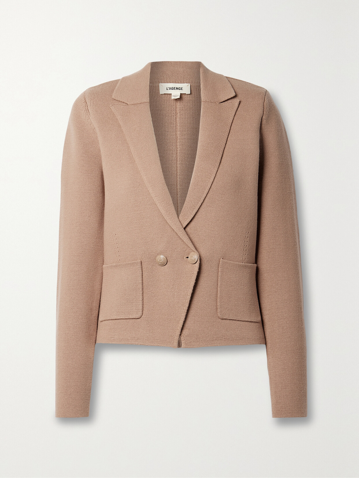 L'Agence - Sofia Cotton-blend Blazer - Neutrals