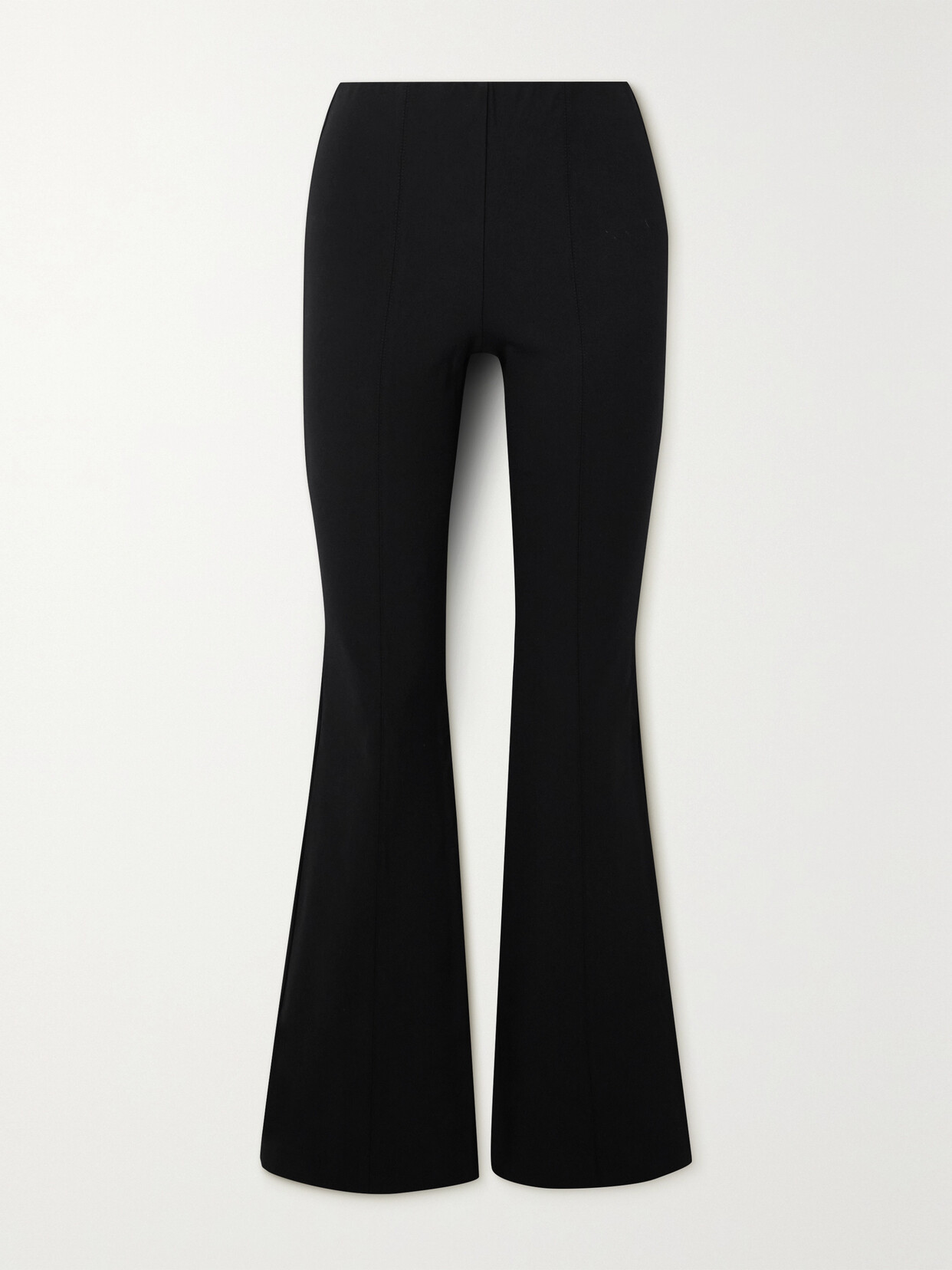 rag & bone - Simone Stretch Cotton-blend Flared Pants - Black